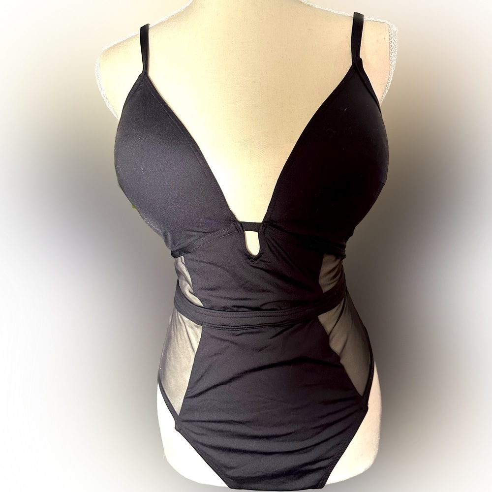 Kenneth Cole Black One piece swimsuit